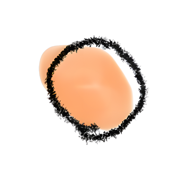 Illustration pastille orange - Prix de base