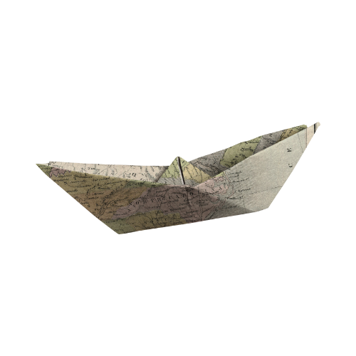 Bateau en papier pour illustrer la légèreté de l’accueil en salle